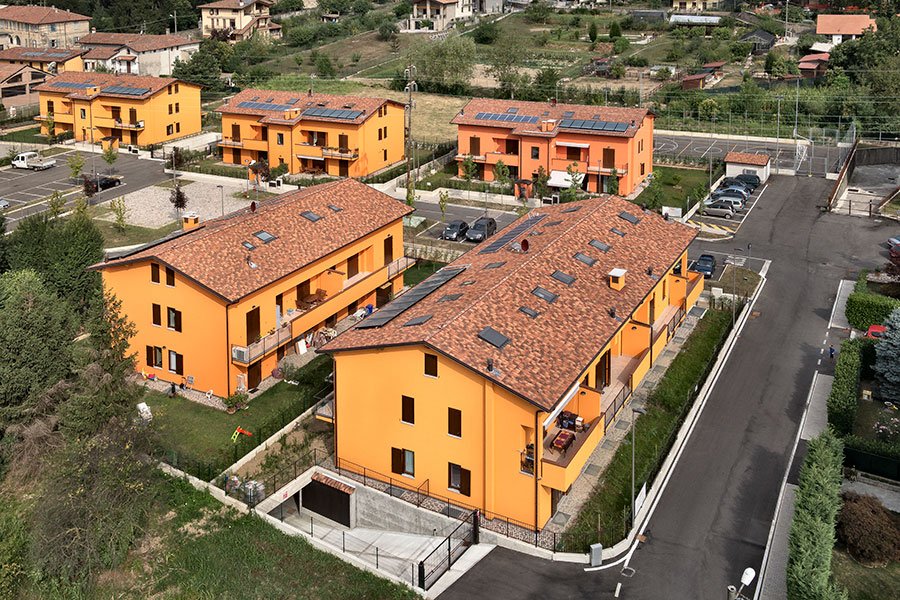 Condomini 2 piani Esempio edificio Classe SA