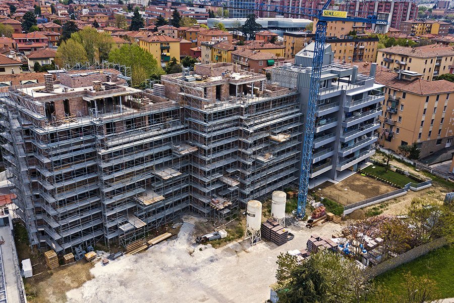 Palazzine 7 piani Esempio edificio Classe SB