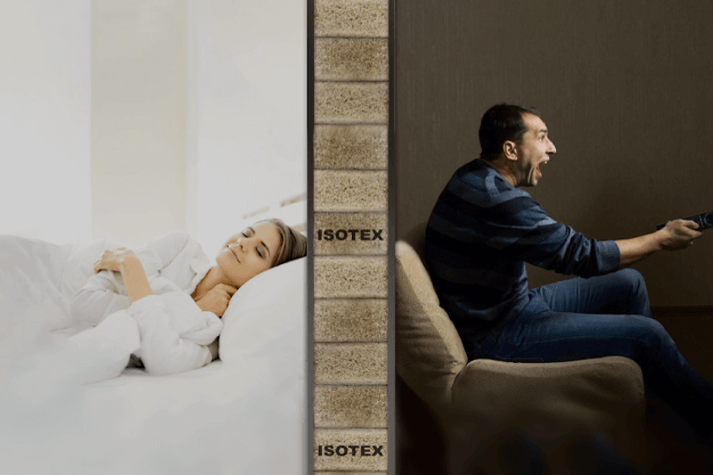 isolamento acustico isotex