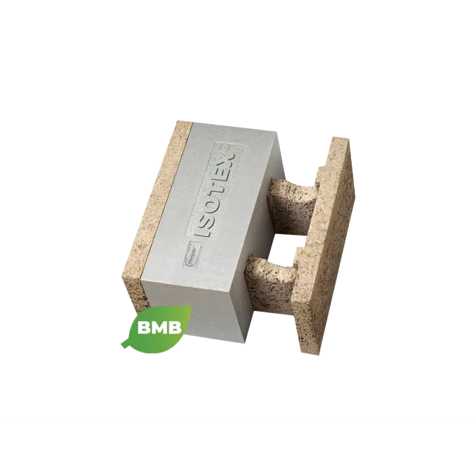 Blocco HDIII 44 20 con grafite Neopor BMBcert BASF oggetto BIM
