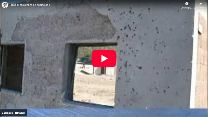 video prova resistenza esplosione